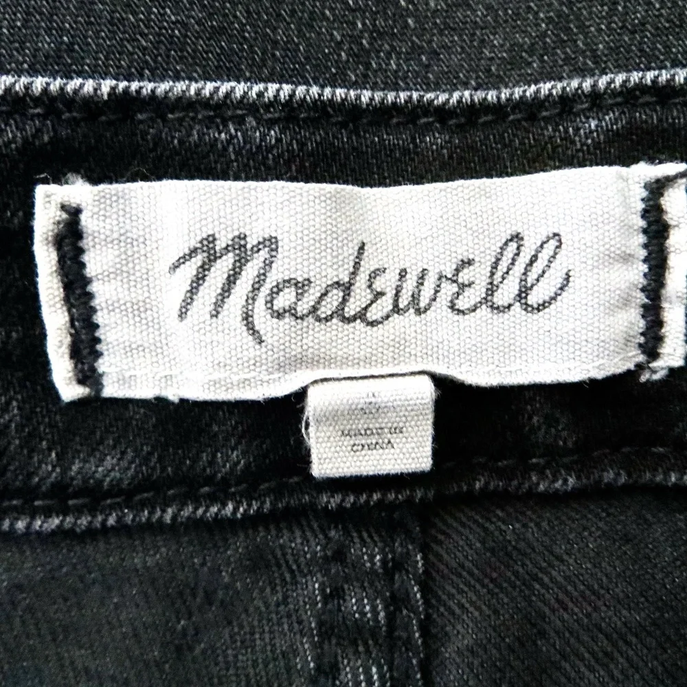 Madewell Overalls Stretch Black Lunar Wash Size Small - Picture 14 of 15